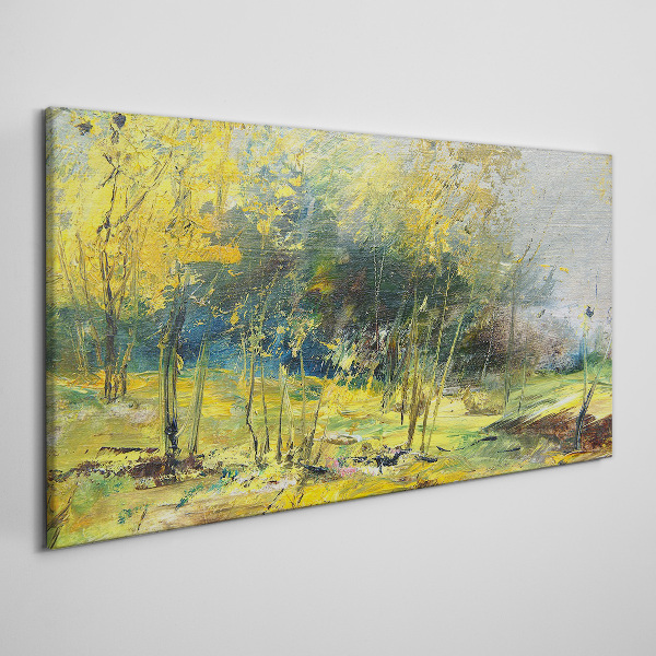 Obraz canvas Zlatá jeseň v parku