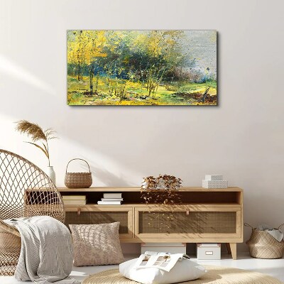 Obraz canvas abstrakcie lesa