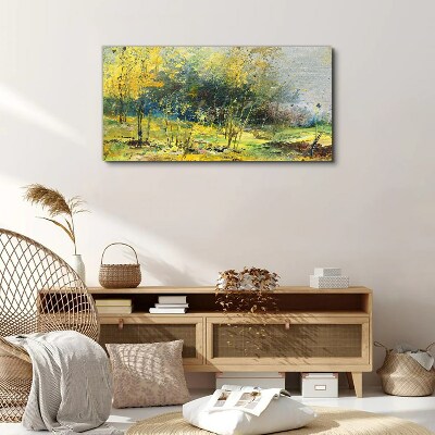 Obraz canvas Zlatá jeseň v parku