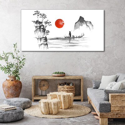 Obraz Canvas Japonsko tradičné maľba