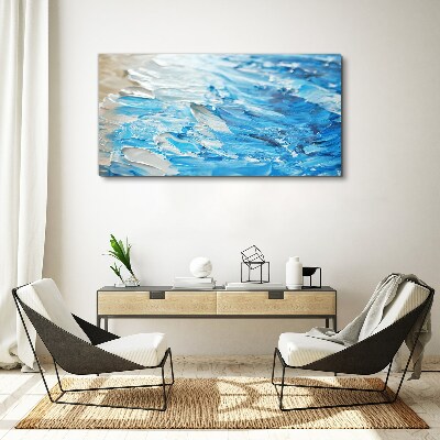 Obraz Canvas Vlny v odtieňoch modrej