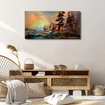 Obraz Canvas Tajomná horská krajina