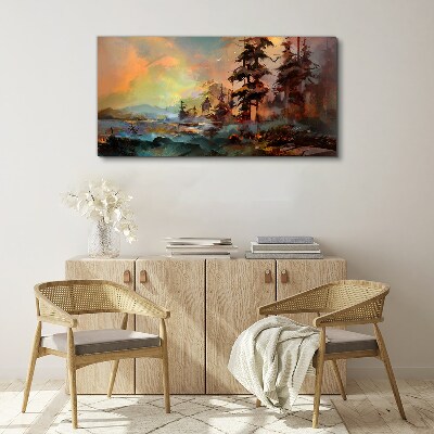 Obraz Canvas Tajomná horská krajina