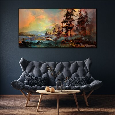 Obraz Canvas Tajomná horská krajina