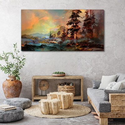 Obraz Canvas Tajomná horská krajina