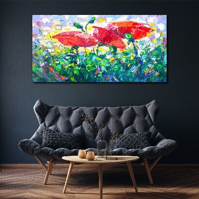 Obraz Canvas Kvetinový sen vo farbách