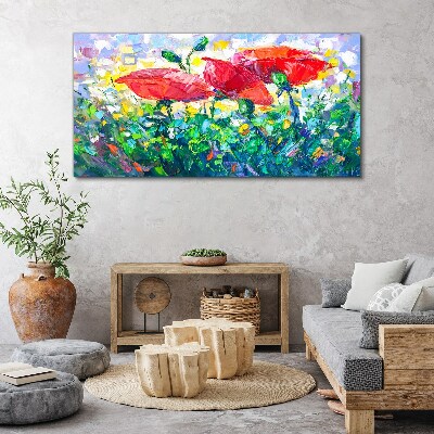 Obraz Canvas Kvetinový sen vo farbách