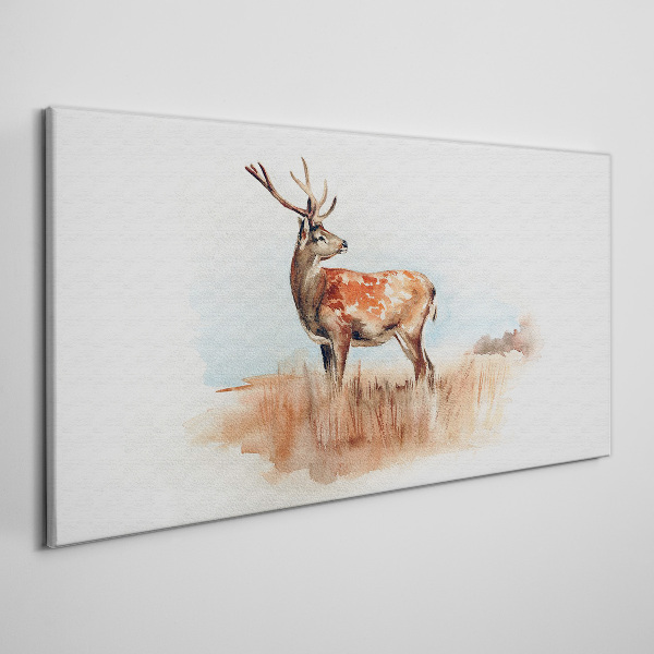 Obraz Canvas Jeleň na lúke
