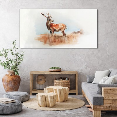 Obraz Canvas Jeleň na lúke