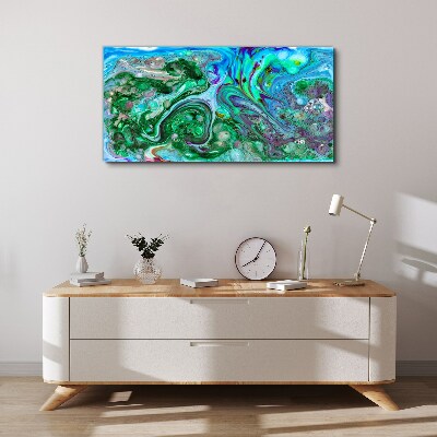 Obraz Canvas Farebné vlny oceánu