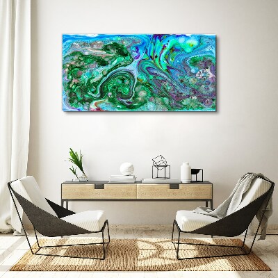 Obraz Canvas Farebné vlny oceánu
