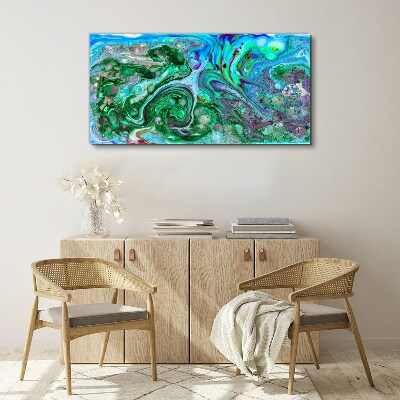 Obraz Canvas Farebné vlny oceánu