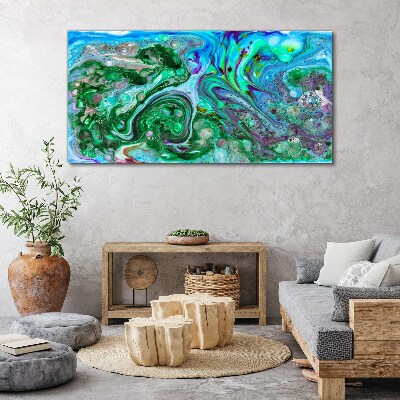Obraz Canvas Farebné vlny oceánu