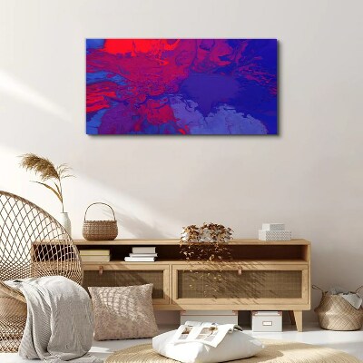 Obraz Canvas Vlna farieb vo fialovej a modrej
