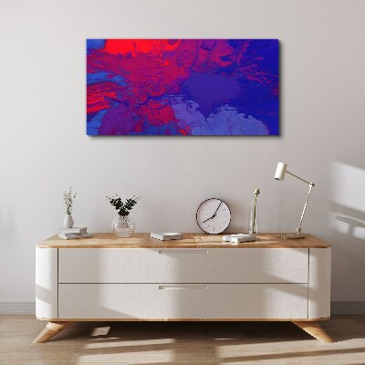 Obraz Canvas Vlna farieb vo fialovej a modrej