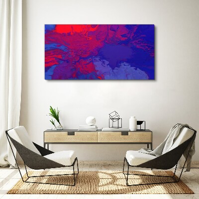 Obraz Canvas Vlna farieb vo fialovej a modrej