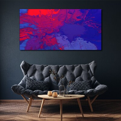 Obraz Canvas Vlna farieb vo fialovej a modrej