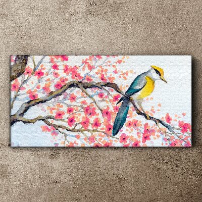 Obraz Canvas Strom vták zviera