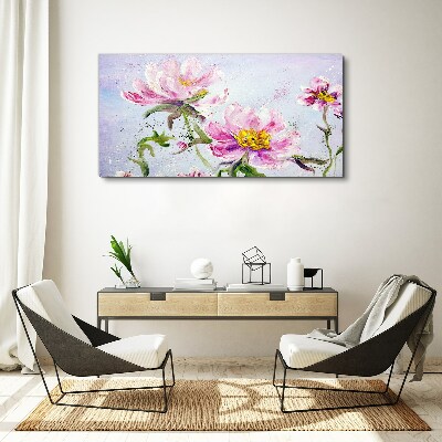Obraz Canvas Kvetinové sny v pastelových tónoch