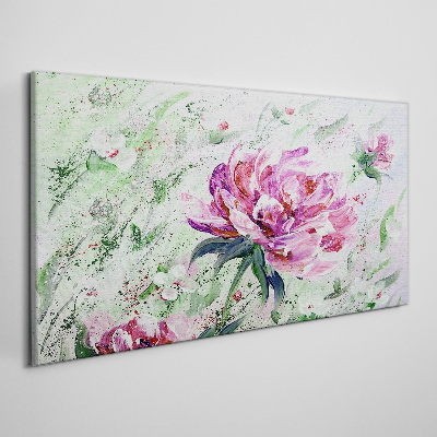Obraz Canvas Kvetinový aranžmán v pastelových odtieňoch