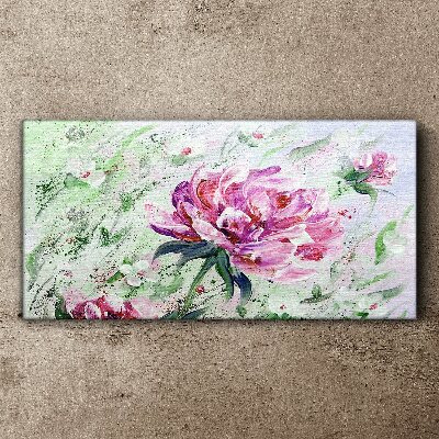 Obraz Canvas Kvetinový aranžmán v pastelových odtieňoch