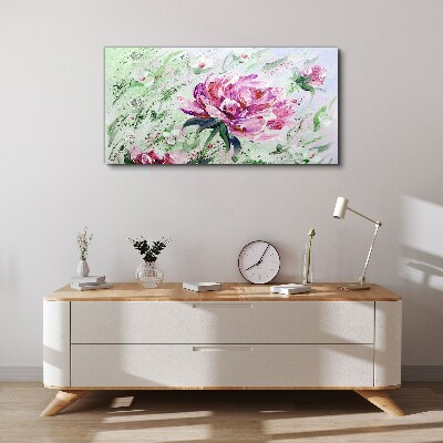 Obraz Canvas Kvetinový aranžmán v pastelových odtieňoch