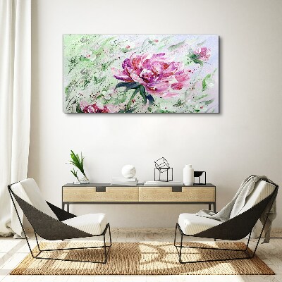Obraz Canvas Kvetinový aranžmán v pastelových odtieňoch