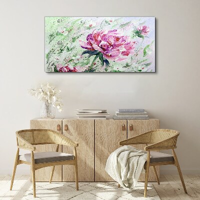 Obraz Canvas Kvetinový aranžmán v pastelových odtieňoch