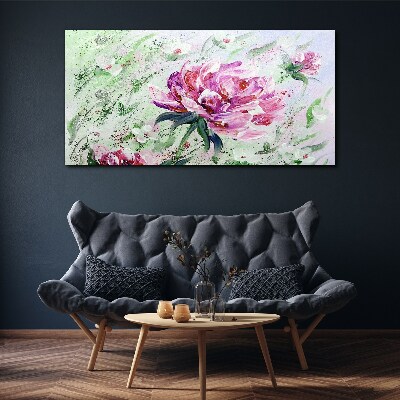Obraz Canvas Kvetinový aranžmán v pastelových odtieňoch