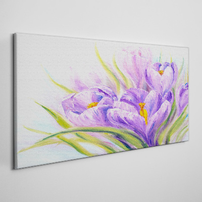 Obraz canvas Kvetinové sny v odtieňoch fialovej