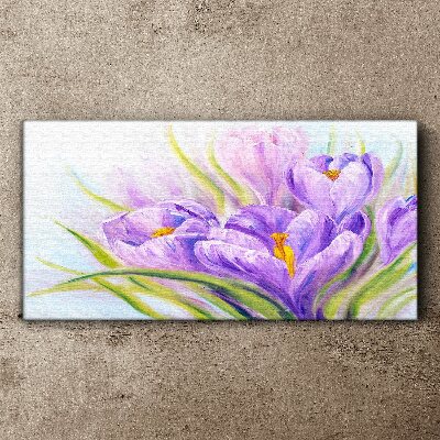 Obraz canvas Kvetinové sny v odtieňoch fialovej