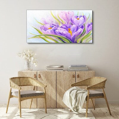 Obraz canvas Kvetinové sny v odtieňoch fialovej