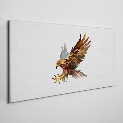 Obraz Canvas Zlatý sokol v lete