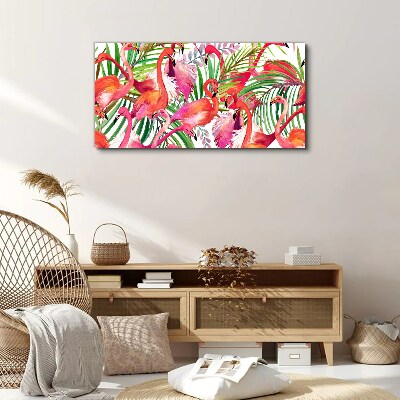 Obraz Canvas Plameniaky v tropickom raji
