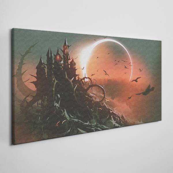 Obraz Canvas Hrad v tme