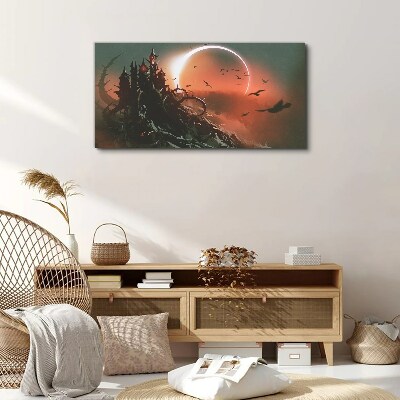 Obraz Canvas hrad Eclipse