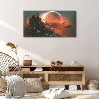 Obraz Canvas Hrad v tme