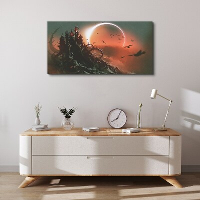 Obraz Canvas hrad Eclipse
