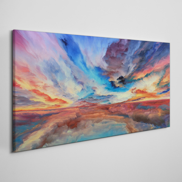 Obraz Canvas Západ slnka vo farbách oblohy