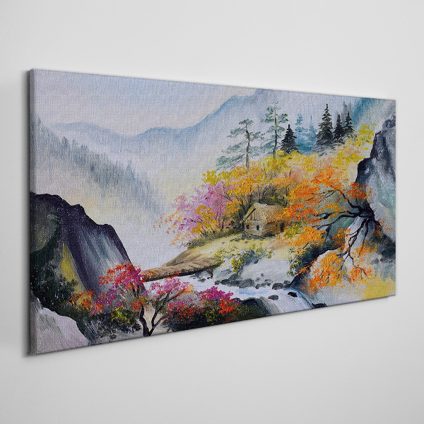 Obraz canvas Jesenná horská panoráma