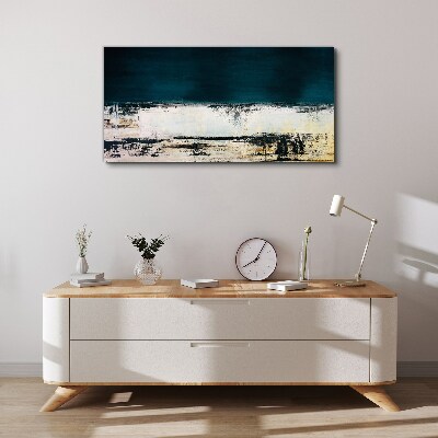 Obraz Canvas Pokojný horizont v odtieňoch modrej