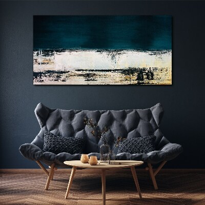 Obraz Canvas Pokojný horizont v odtieňoch modrej