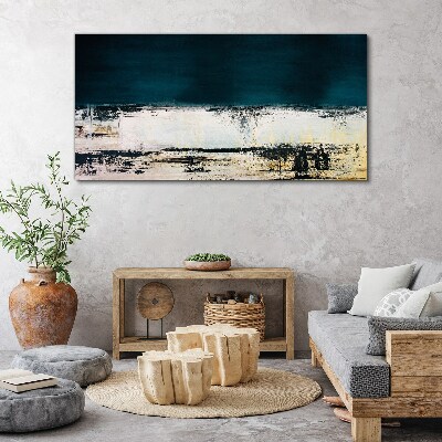 Obraz Canvas Pokojný horizont v odtieňoch modrej