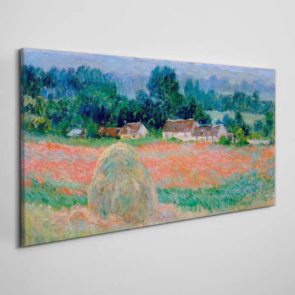 Obraz Canvas Kopa sena v Giverny Claude Monet