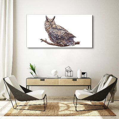 Obraz Canvas Maľovanie zvieracie vták sova