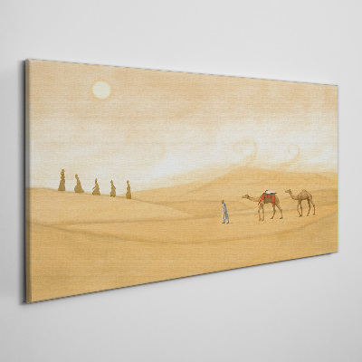 Obraz canvas Púštna slnka zvieratá