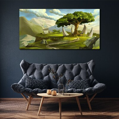 Obraz Canvas Fantasy stromovej kamene