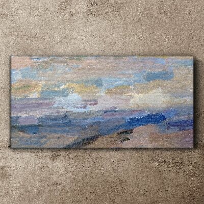 Obraz Canvas Pokojná obloha nad morom