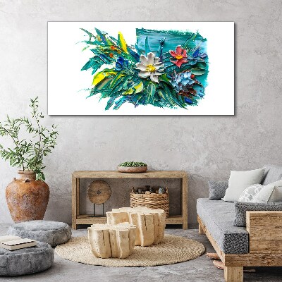 Obraz Canvas Kvetinová explózia farieb