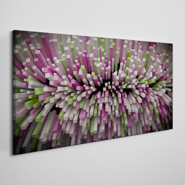 Obraz Canvas Geometrický výbuch farieb